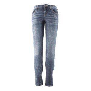 Justice Jeans Sz 14R x 30 Blue Denim Dark Faded Skinny Cotton Blend Jeans